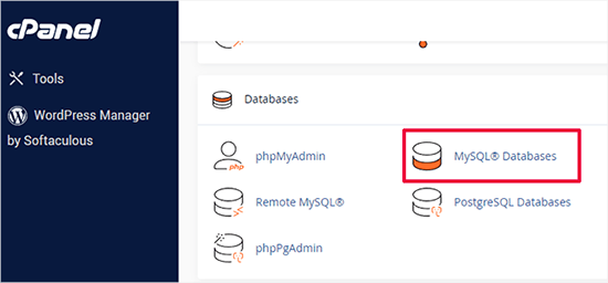 如何轻松将 WordPress 迁移到新域名（而不损失 SEO） bluehost-cpanel-mysqldatabases-55020251108_ -7