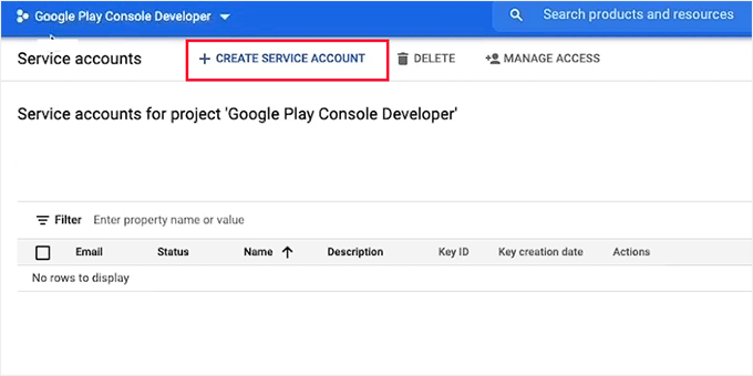WordPress网站转换成了移动应用——以下是我学到的经验 click-create-service-account-in-google-play-console20251114_ -25