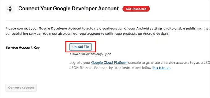 WordPress网站转换成了移动应用——以下是我学到的经验 connect-your-google-developer-account-with-buddyboss-220251114_ -21