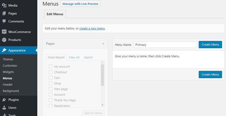 快速搭建 WordPress 网站（5 个简单步骤）如何从零开始制作网站 create-menu-in-WordPress-120251123_ -29