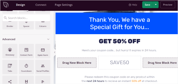 如何在 WooCommerce 中提升产品销售额（5 种简单方法） customizing-your-custom-thank-you-page20251114_ -25