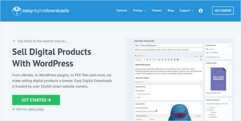 2025 年 45+ 款最佳 WordPress 插件 easy-digital-downloads-120251118_ -12
