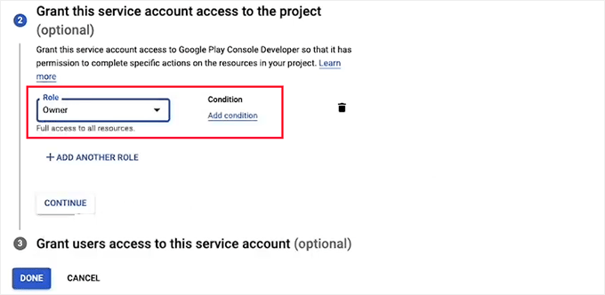 WordPress网站转换成了移动应用——以下是我学到的经验 give-owner-service-account-access20251114_ -27