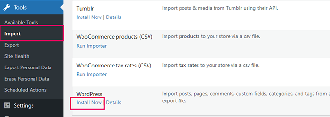 如何正确地从 Squarespace 迁移到 WordPress import-wp20251108_ -6