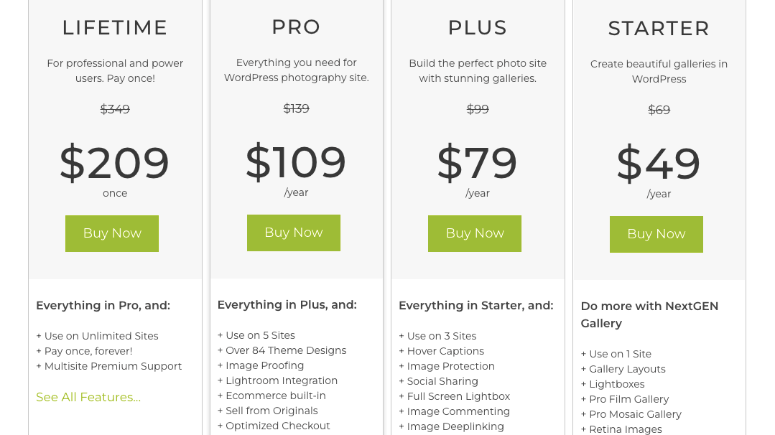NextGEN Gallery 评测：它是最好的图库插件吗？ nextgen-pricing20251120_ -9