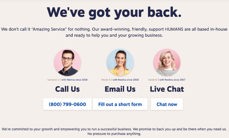 Nextiva 2025 年评测：它是最好的商务电话服务吗？ nextiva-customer-support20251119_ -6