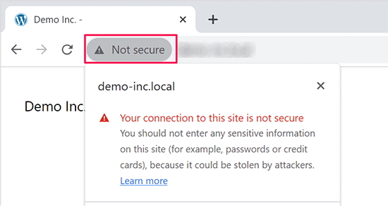 如何正确地将 WordPress 从 HTTP 迁移到 HTTPS(新手指南) notsecure-120251108_ -2 如何正确地将 WordPress 从 HTTP 迁移到 HTTPS(新手指南) notsecure-120251108_ -2