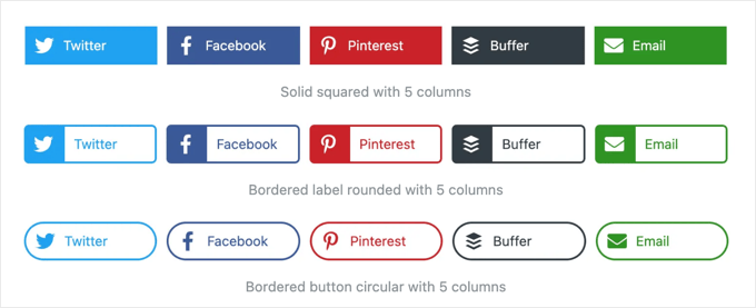 如何在 WordPress 中添加社交分享按钮（4 种简单方法） socialshare-novashare-button-design-examples20251114_ -6