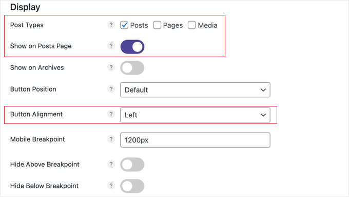 如何在 WordPress 中添加社交分享按钮（4 种简单方法） socialshare-novashare-floating-bar220251114_ -14