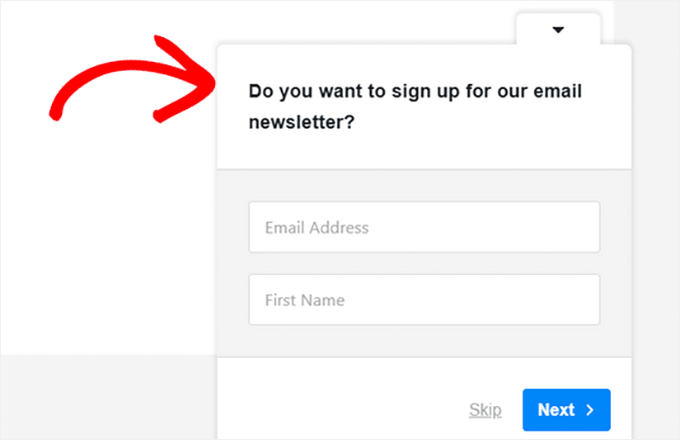 2025 年 5 款最佳 WordPress 弹出窗口插件（性能对比） userfeedbackemailpopup20251107_ -18