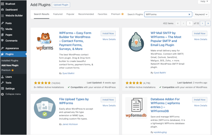 如何安装 WordPress 插件——新手入门分步指南 wp-plugins-addnewplugin-search-results20251114_ -2