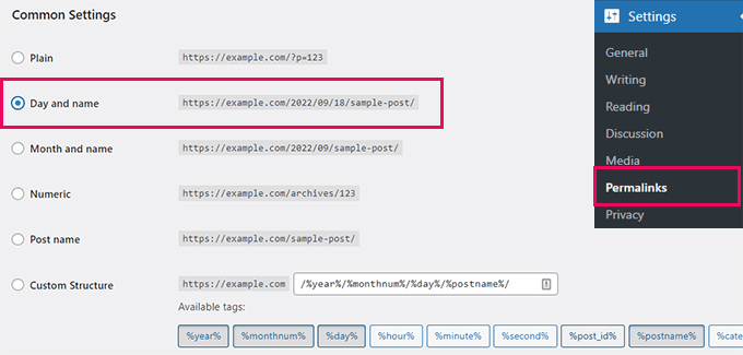 如何正确地从 Squarespace 迁移到 WordPress wppernalinks20251108_ -13