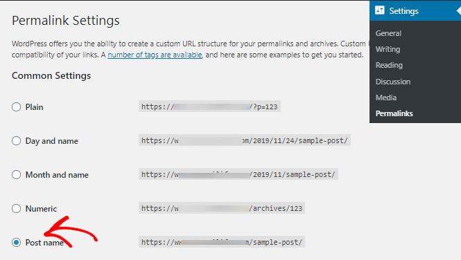 WordPress SEO 完全入门指南 Permalink-Settings-120251201_ -3