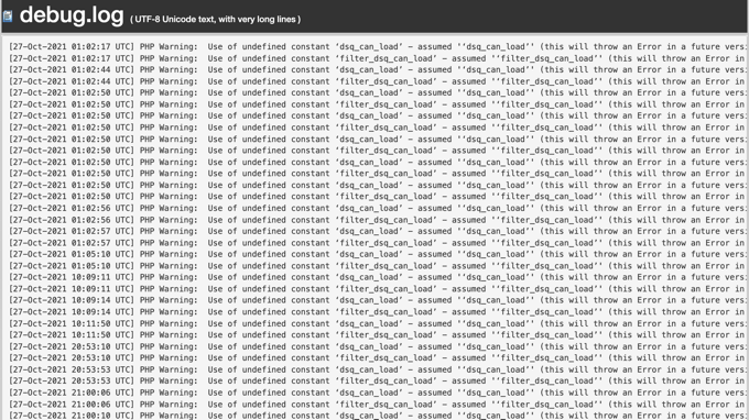 WordPress 更新导致网站崩溃?这里有一个 5 分钟回滚方案 errorlogsdebuglogsample20251201_ -4 WordPress 更新导致网站崩溃?这里有一个 5 分钟回滚方案 errorlogsdebuglogsample20251201_ -4