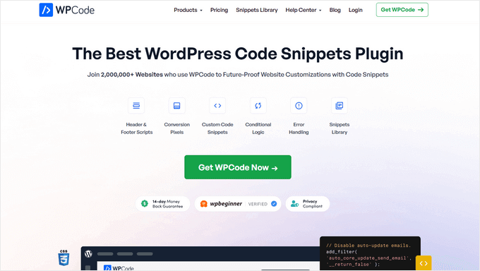 如何修复 WordPress 中的严重错误(分步指南) wpcode-border-120251201_ -28 如何修复 WordPress 中的严重错误(分步指南) wpcode-border-120251201_ -28