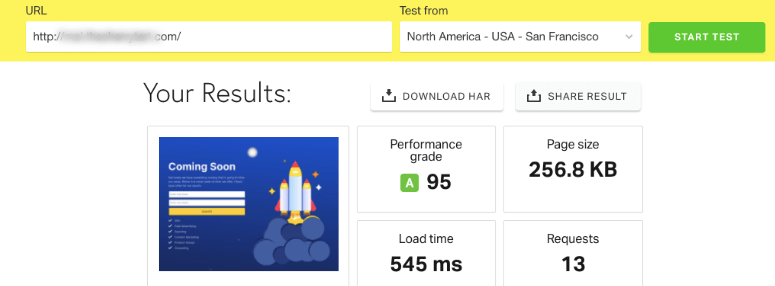 WP Rocket评测：它真的能提升网站性能吗？ wprocket-test-site-two20251205_ -7